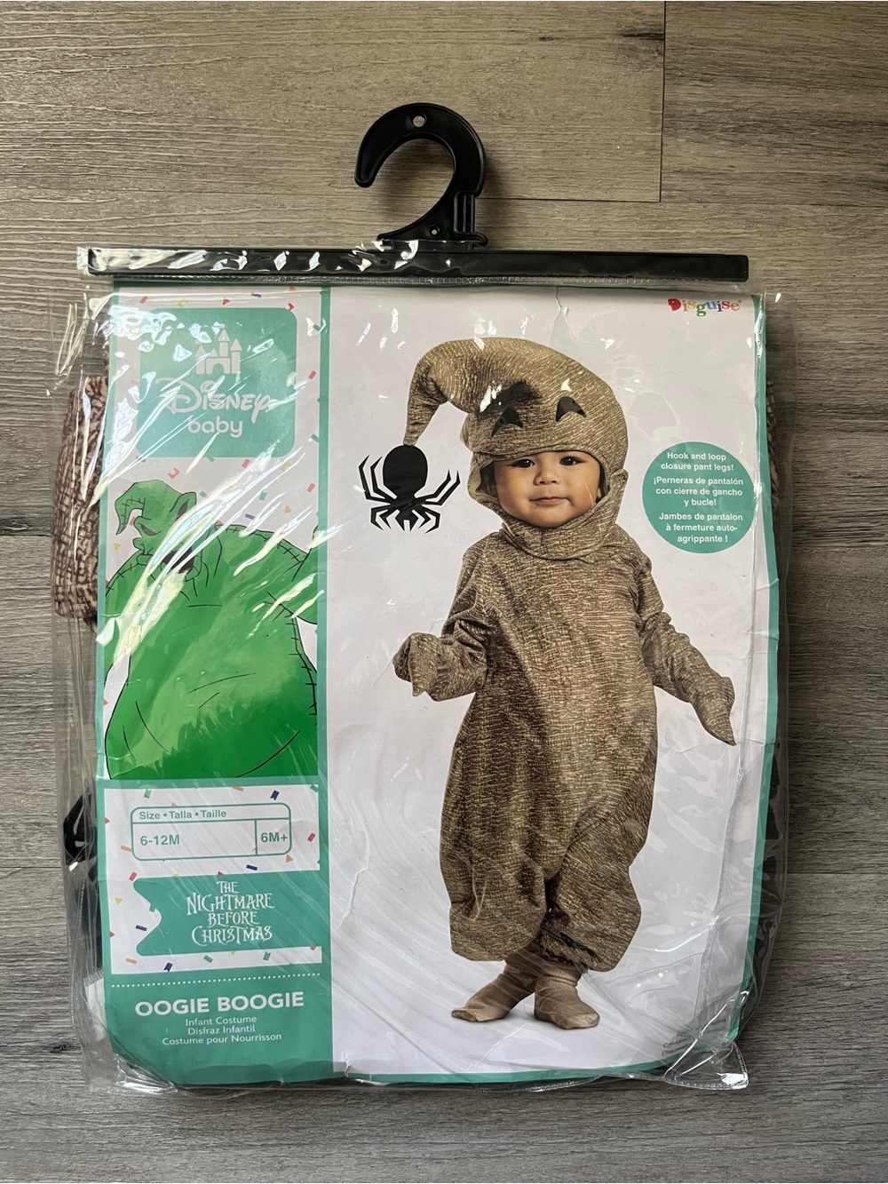 Disney Oogie Boogie Brown Baby Costume